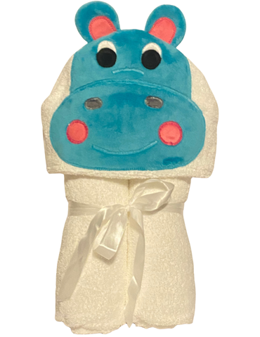 Hippo Hooded Towel
