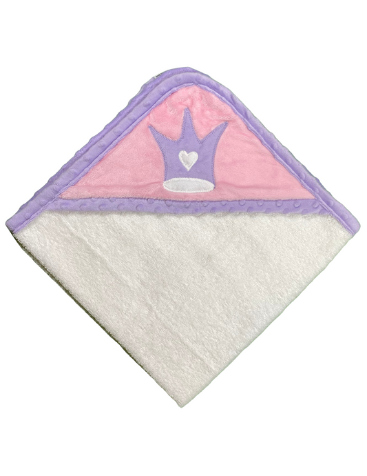 Purple Crown Infant Towel