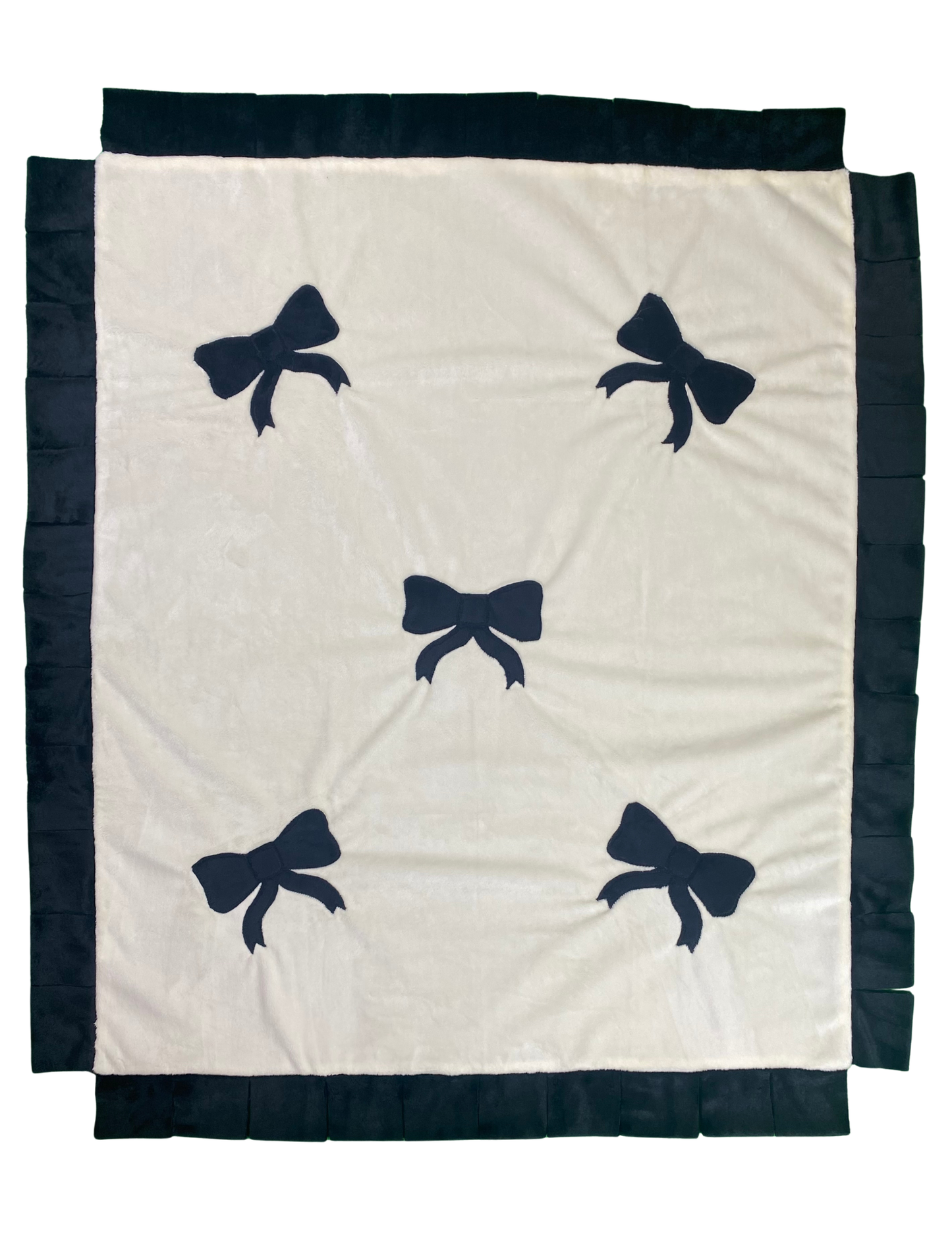 Midnight Bows Infant Blanket