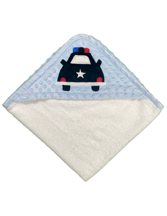 Police Car Infant Towel