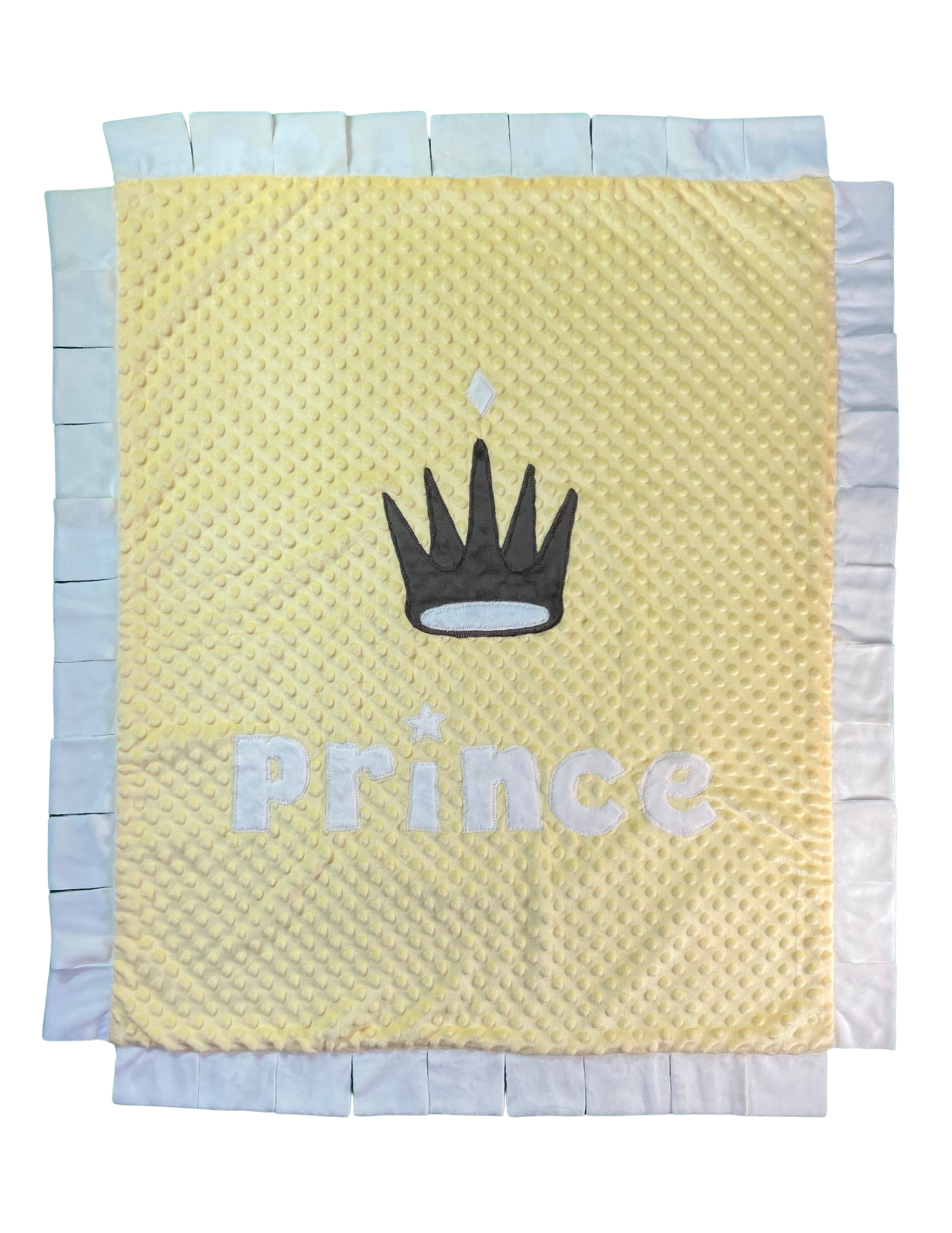 Little Prince Crown Infant Blanket