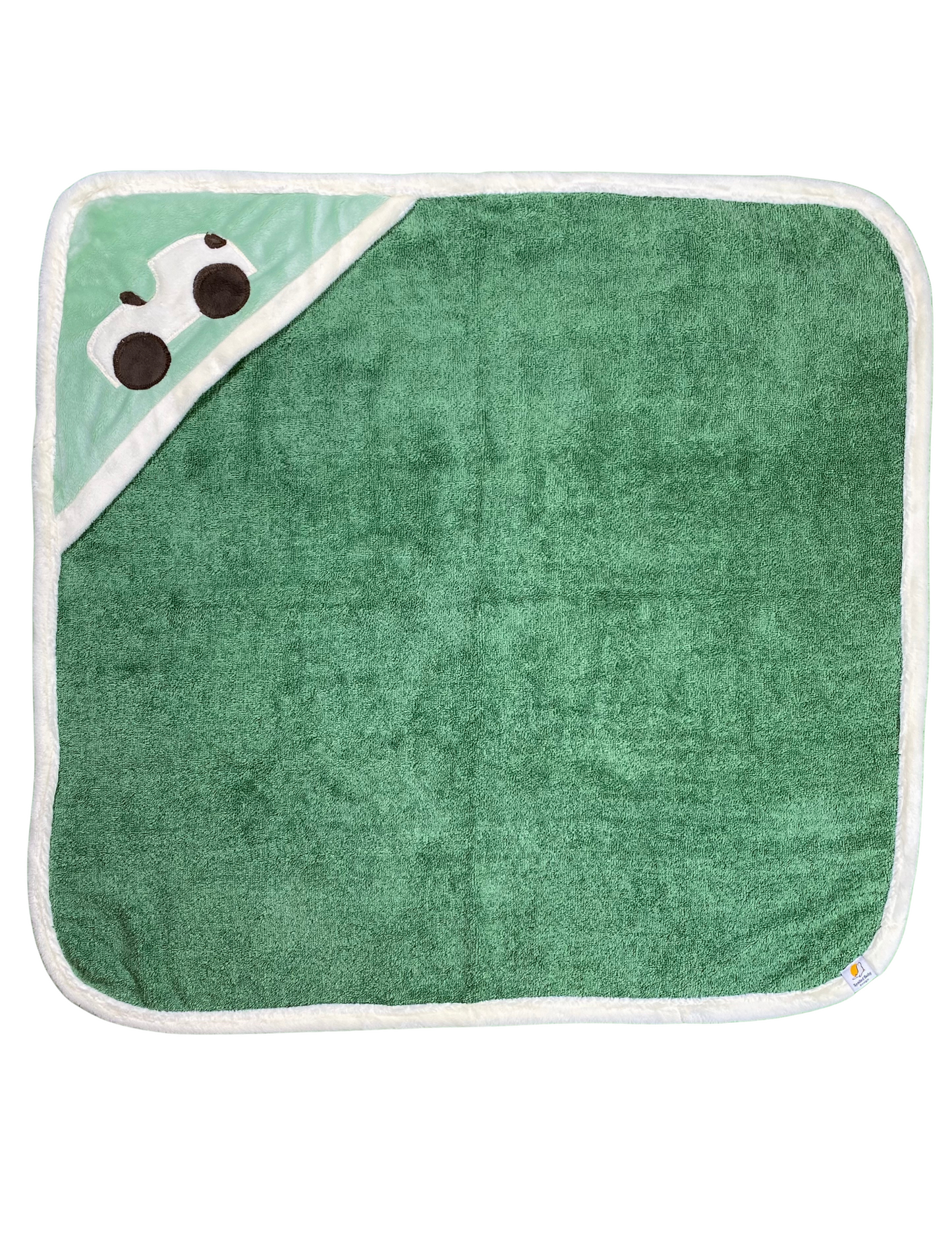 White Car Infant Towel