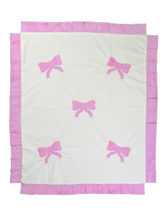 Pretty in Bows Infant Blanket