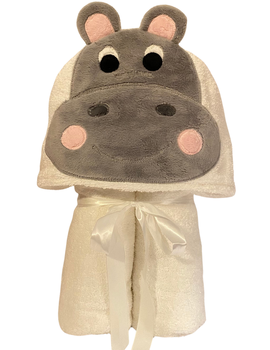 Hippo Hooded Towel