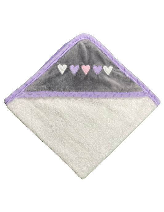Multi Color Hearts Infant Towel