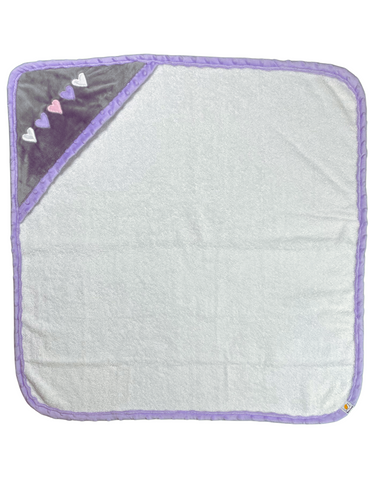 Multi Color Hearts Infant Towel