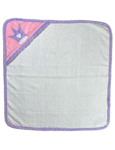 Purple Crown Infant Towel