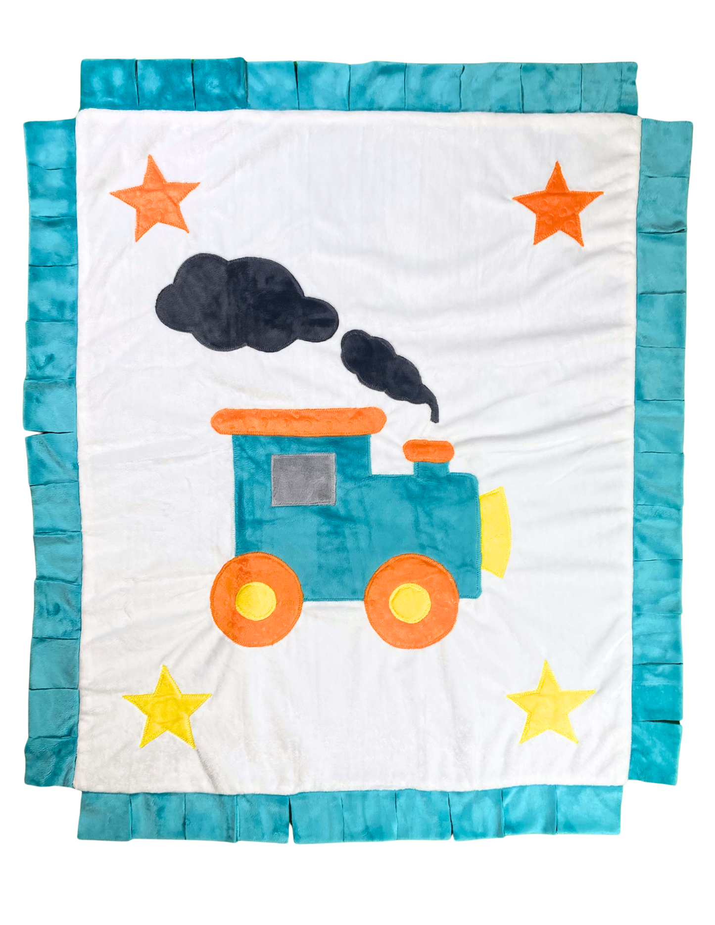 Little Explorer Train Infant Blanket