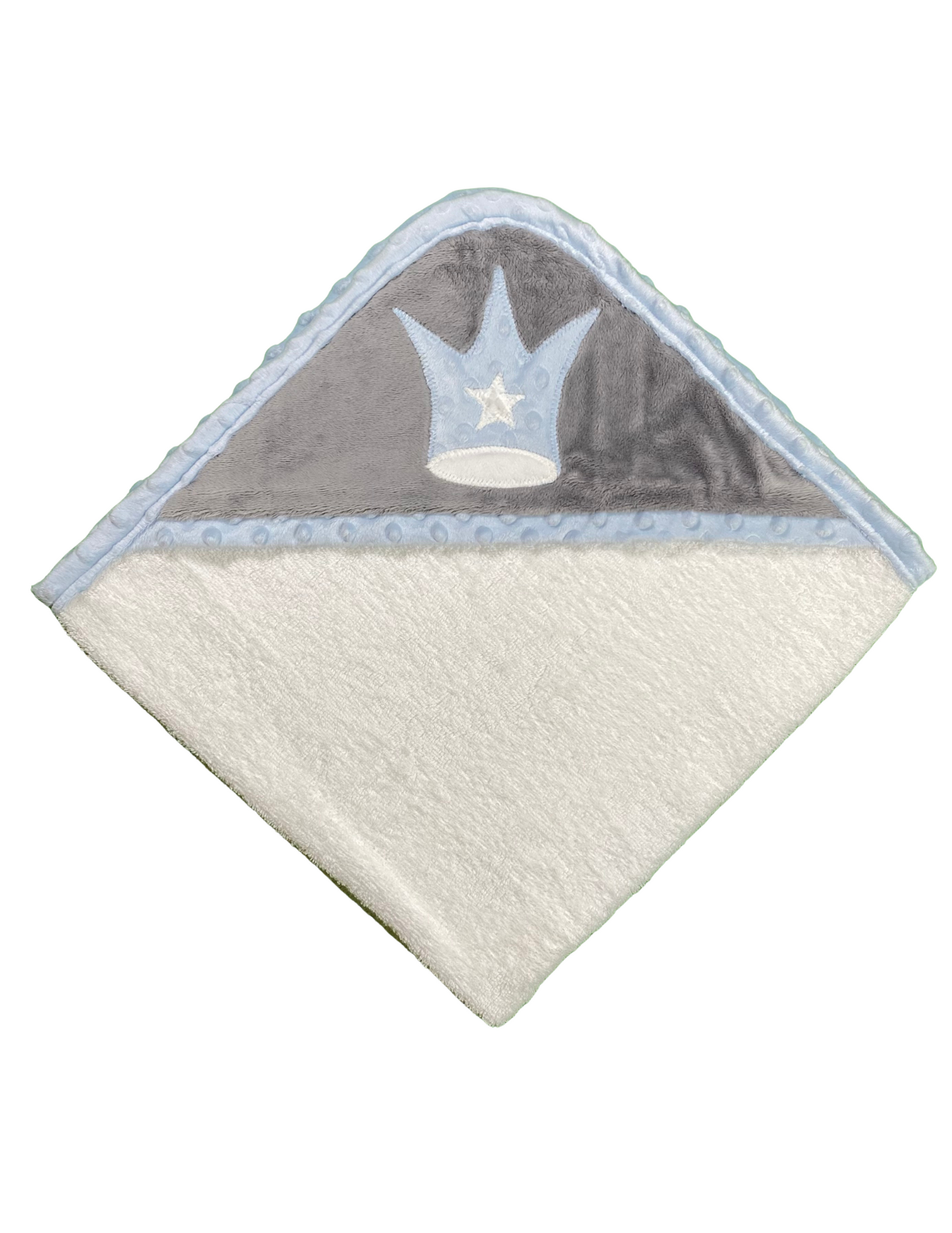 Blue Crown Infant Towel