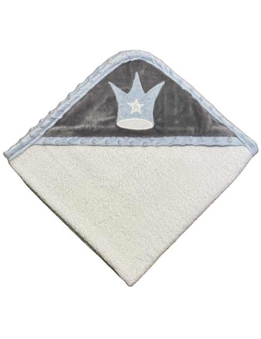 Blue Crown Infant Towel