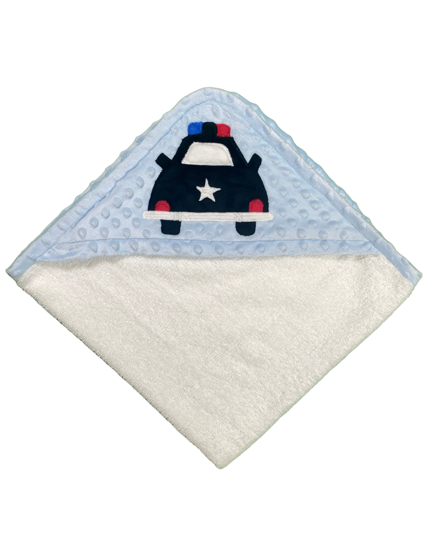 Police Car Infant Towel