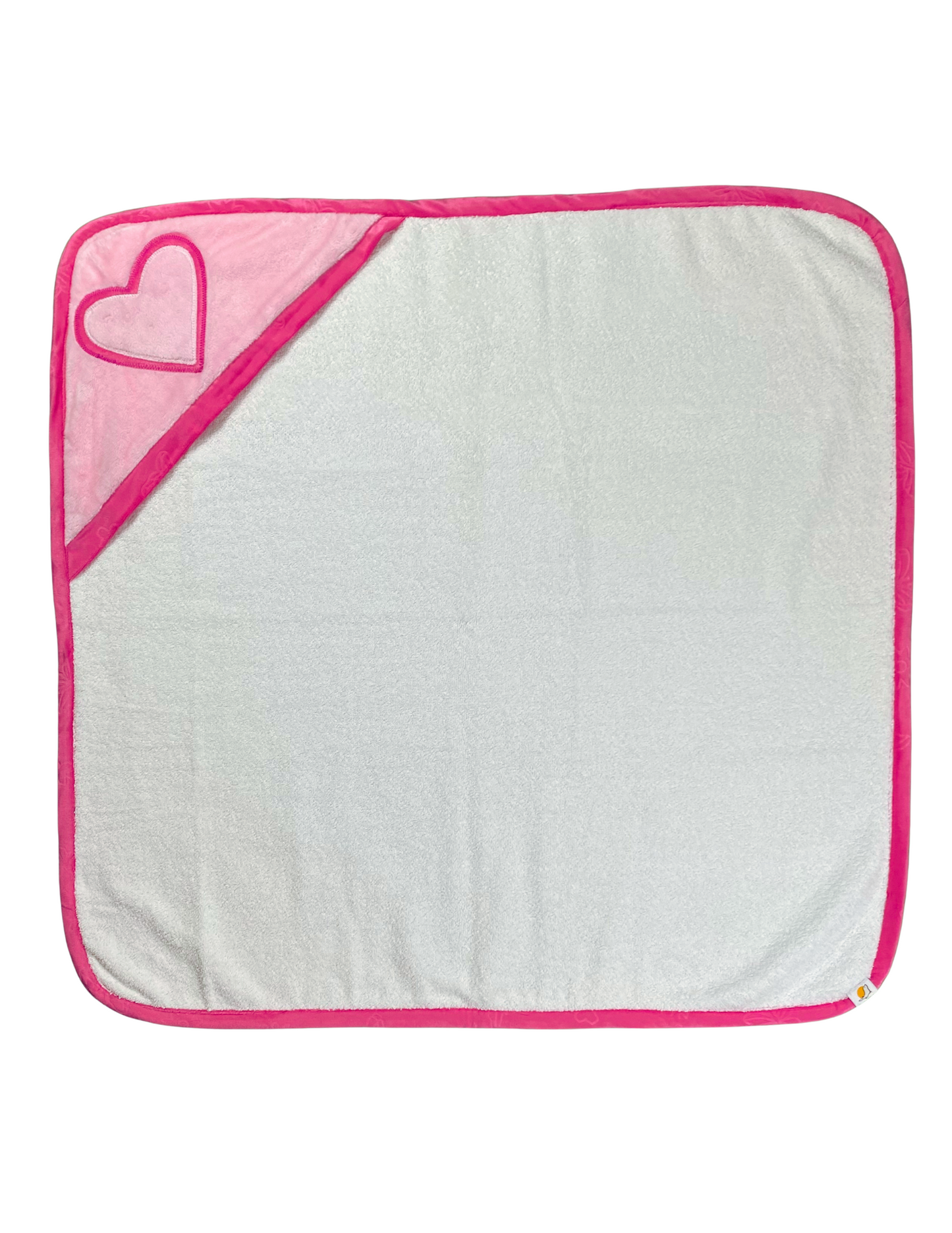 Pink Heart Infant Towel