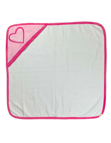Pink Heart Infant Towel