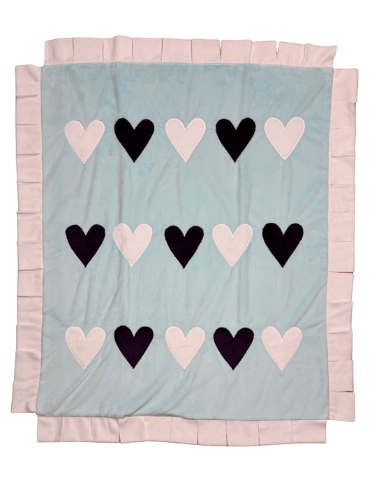 Pastel Heart Harmony Infant Blanket