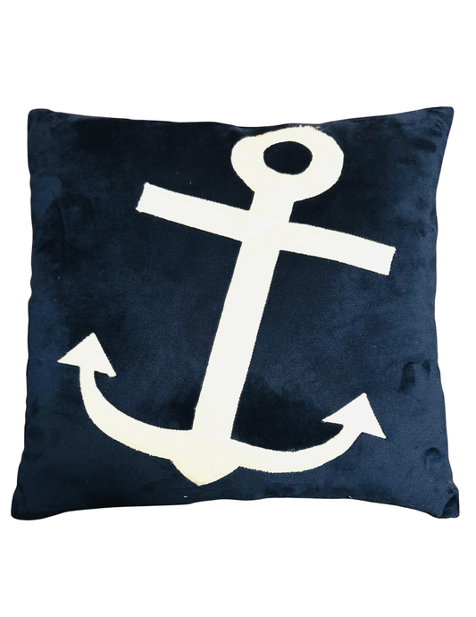 Seaside Anchor Pillow