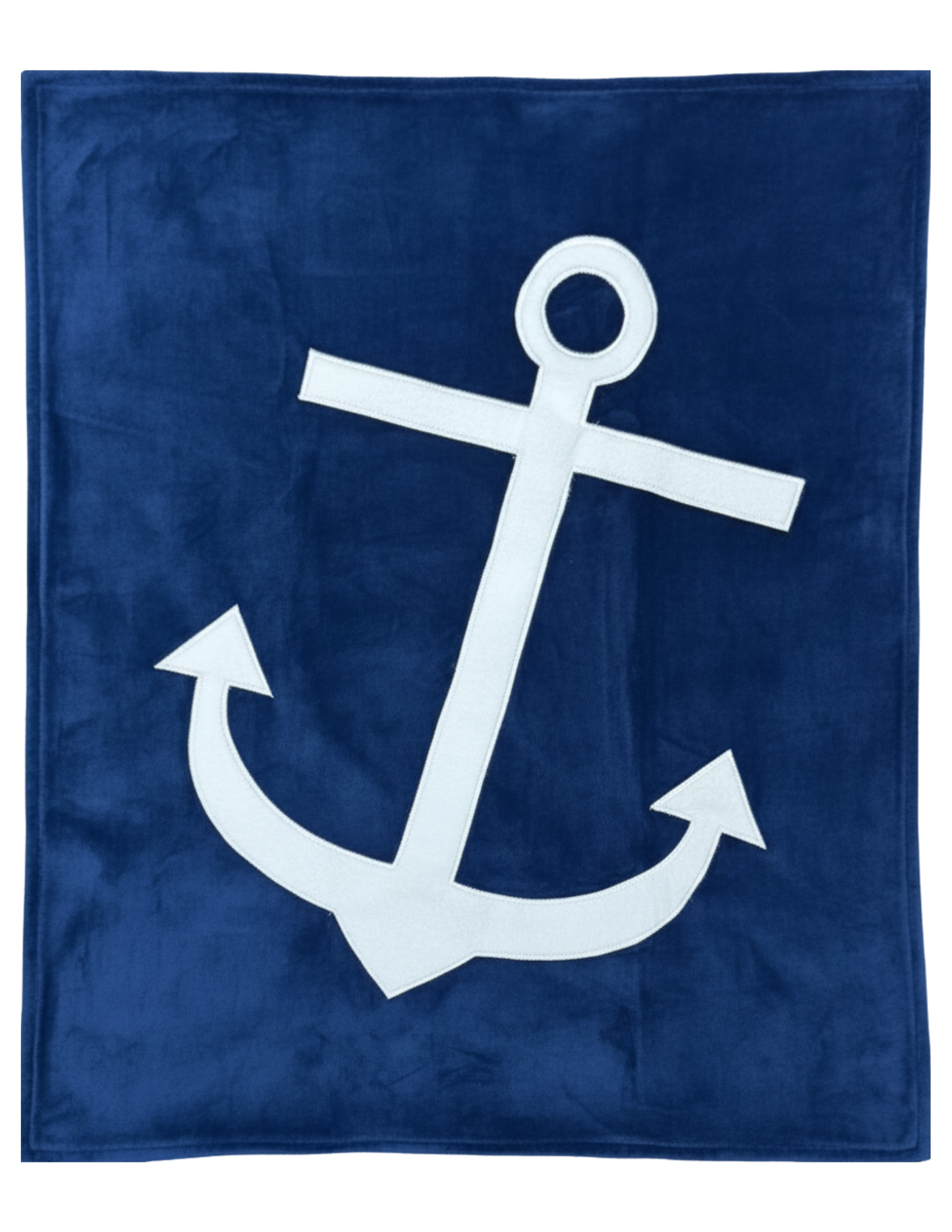 Seaside Anchor Trimless Infant Blanket