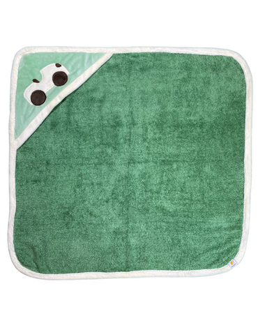 White Car Infant Towel