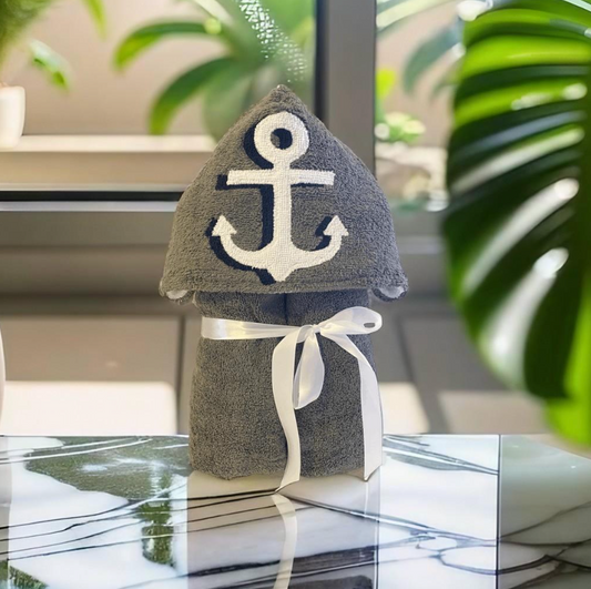 Anchor Hooded Towel