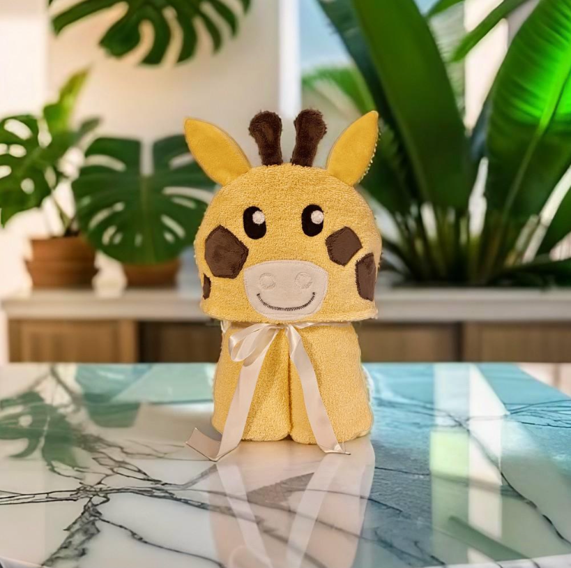 Giraffe Hooded Towel